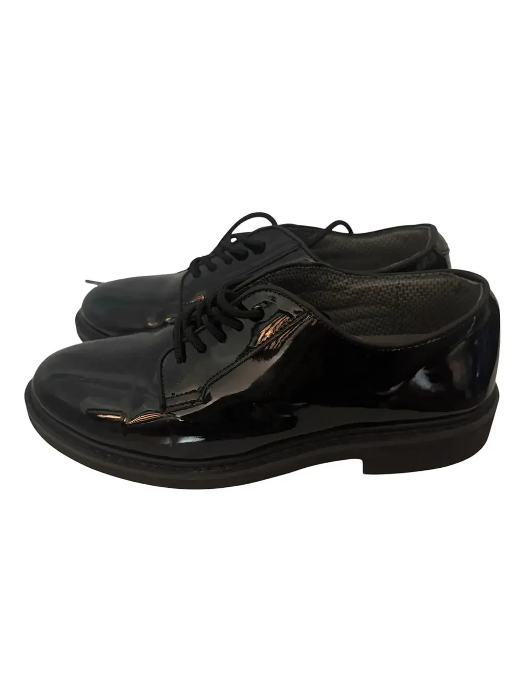 Rothco Hi Gloss Oxford Shoes Mens 9R Black Military Uniform Dress